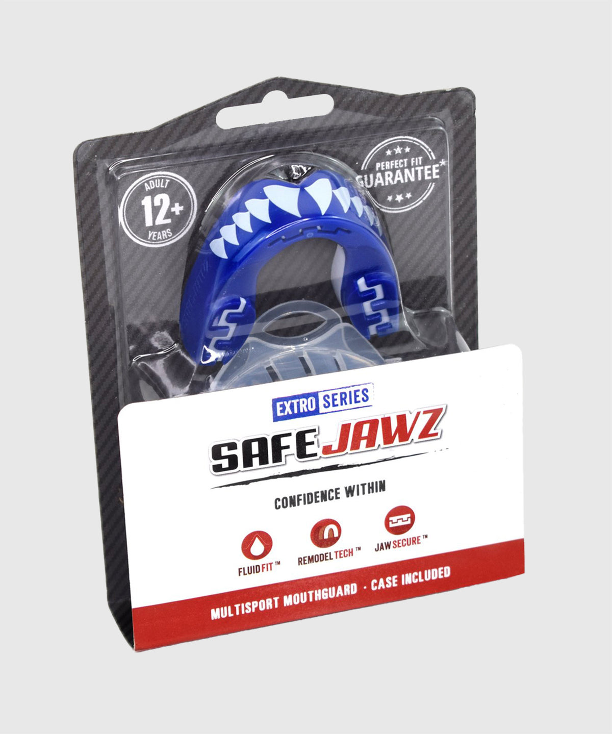 Safejawz Shark Mouthguard – Adult – Blue/White