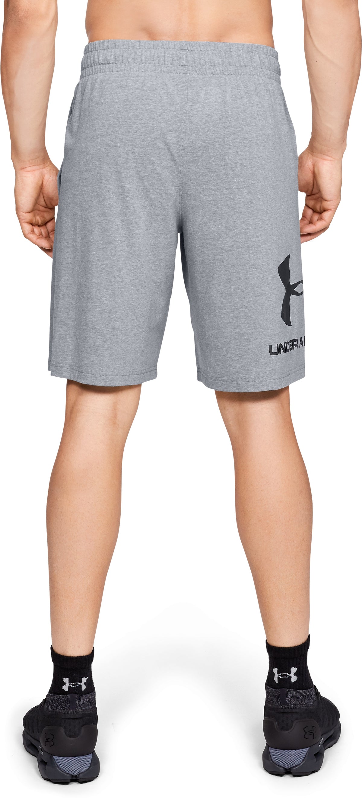 Under Armour Sportstyle Graphic Shorts de Algodón – Gris