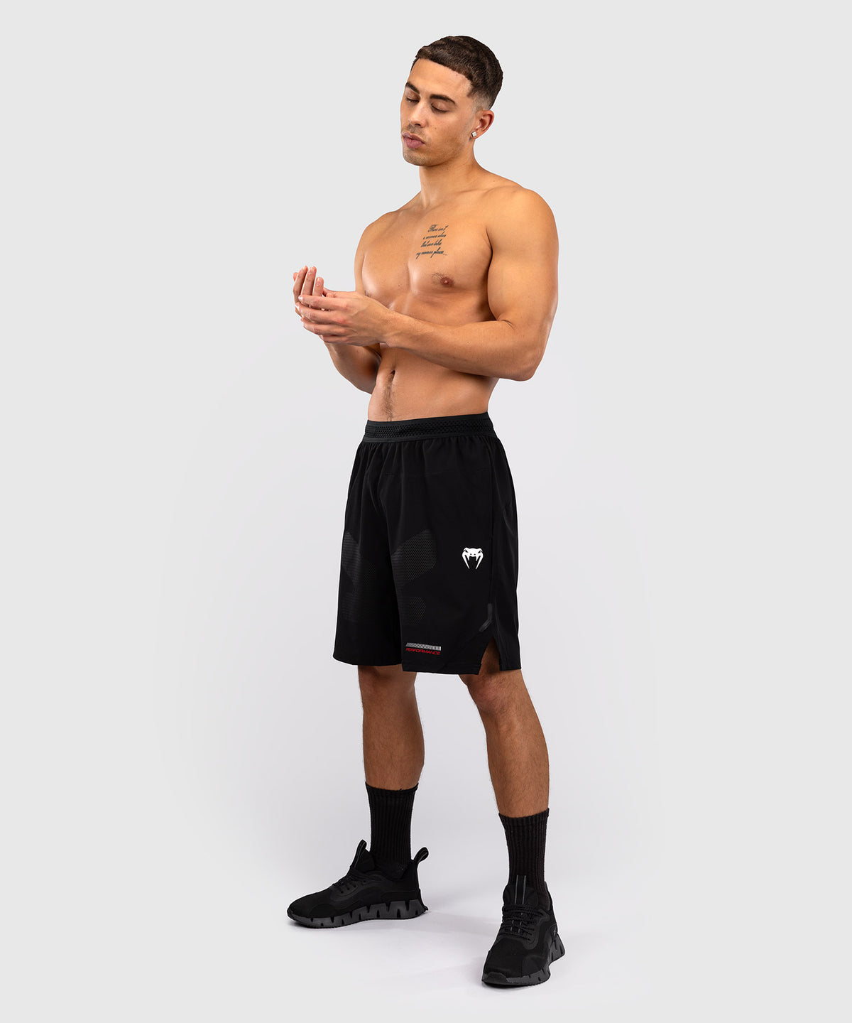 Venum Tactical XT  Herren-Trainingsshorts - Schwarz/Feuerrot