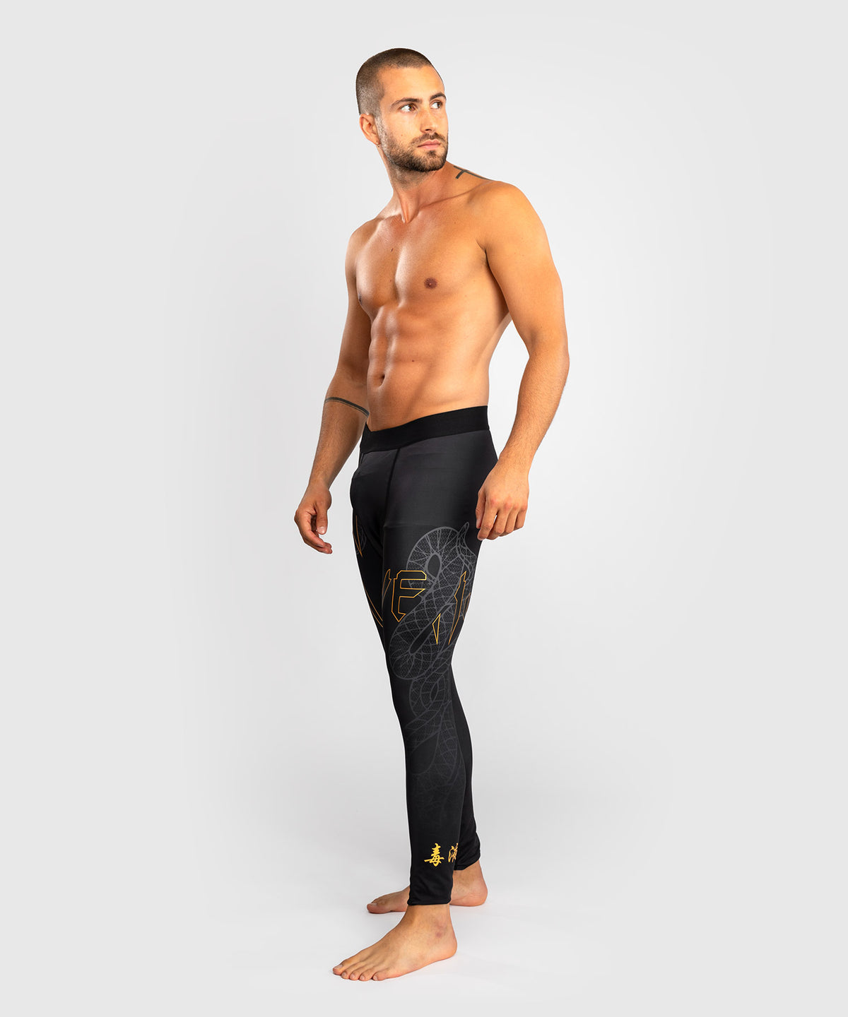 Venum Serpenti Pantaloni aderenti – Nero/Argento/Oro