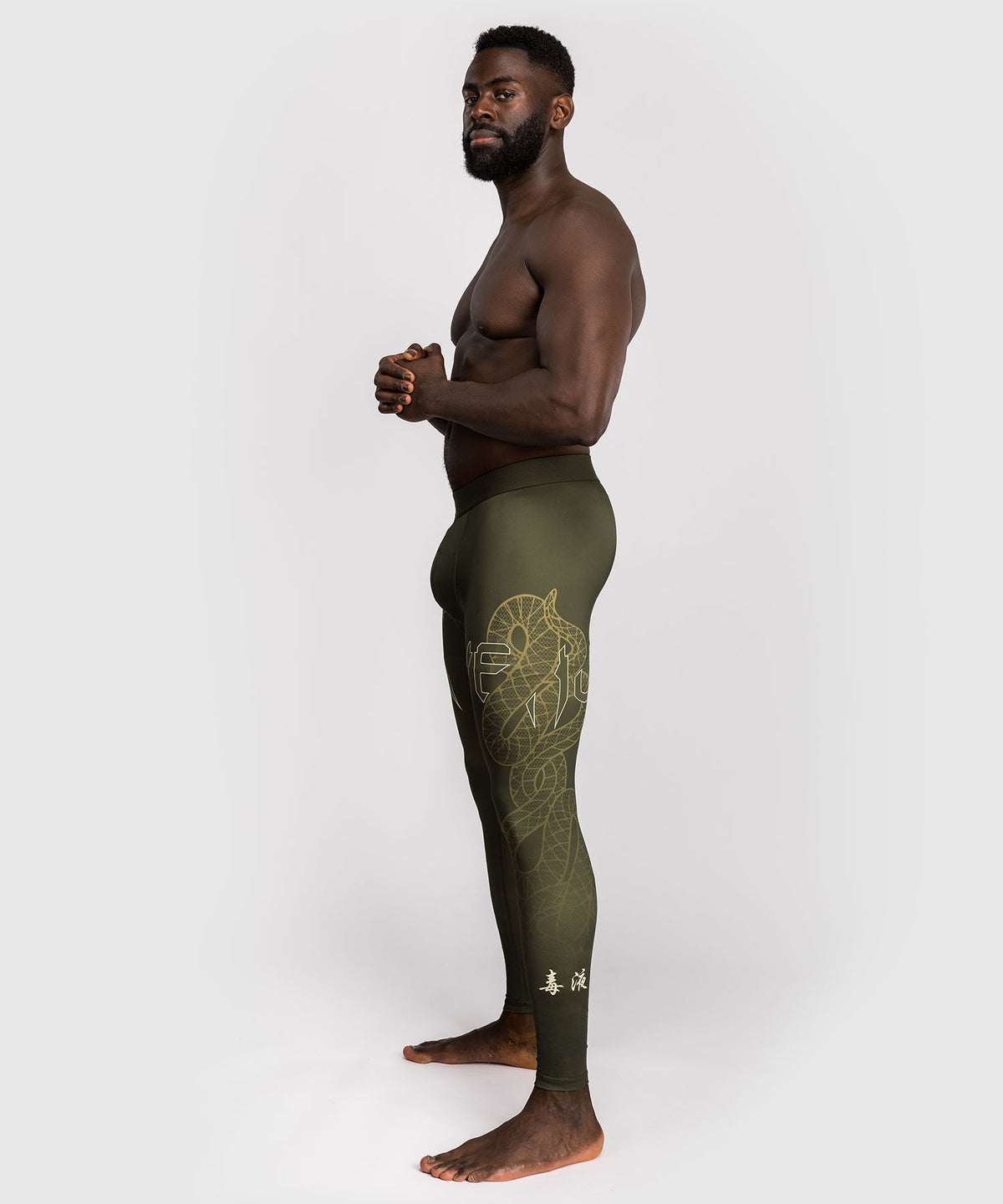 Venum Serpenti Spats – Khaki/Bronze/Ivory