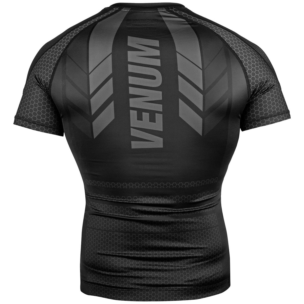 Rashguard Venum Technical 2.0 - Manches courtes - Noir/Noir