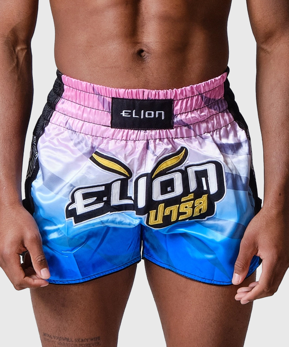 Elion Raja Pantaloncini da Muay Thai - Rosa/Blu