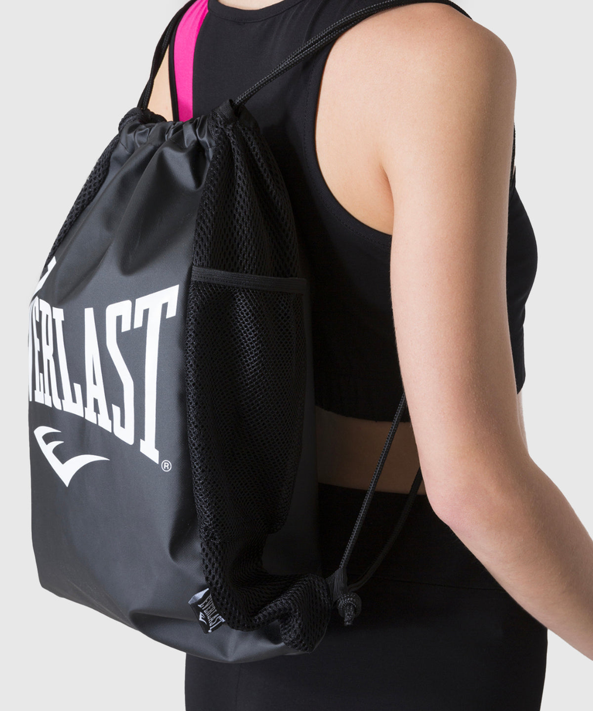 Everlast Mochila con Cordón - Negro