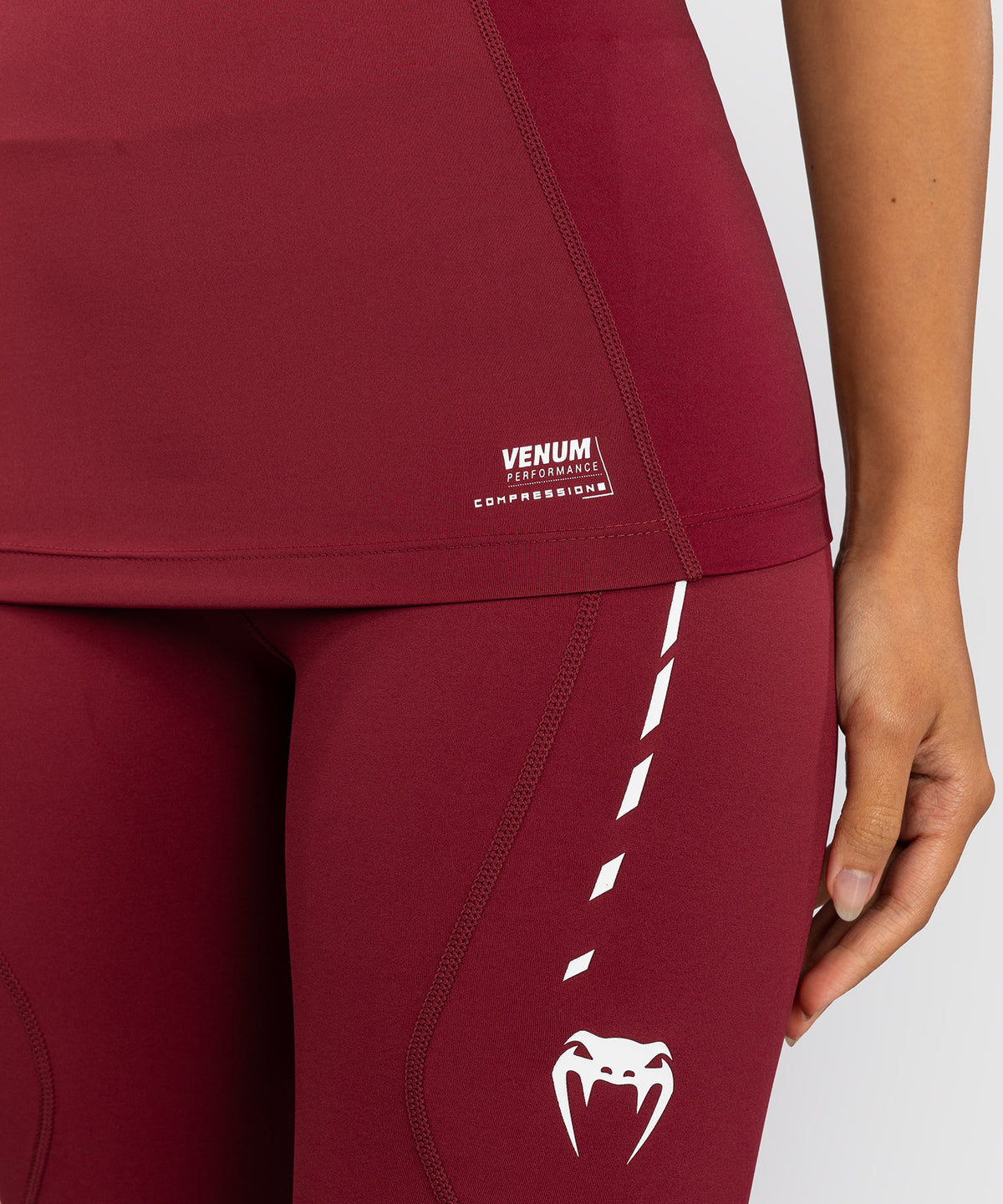 Venum Adrenaline Canotta tecnica Dry Tech da donna – Borgogna/Rosa
