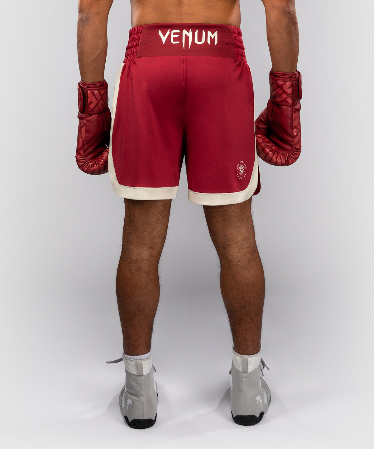 Venum Classic Boxing Shorts – Ruby Red/Ivory
