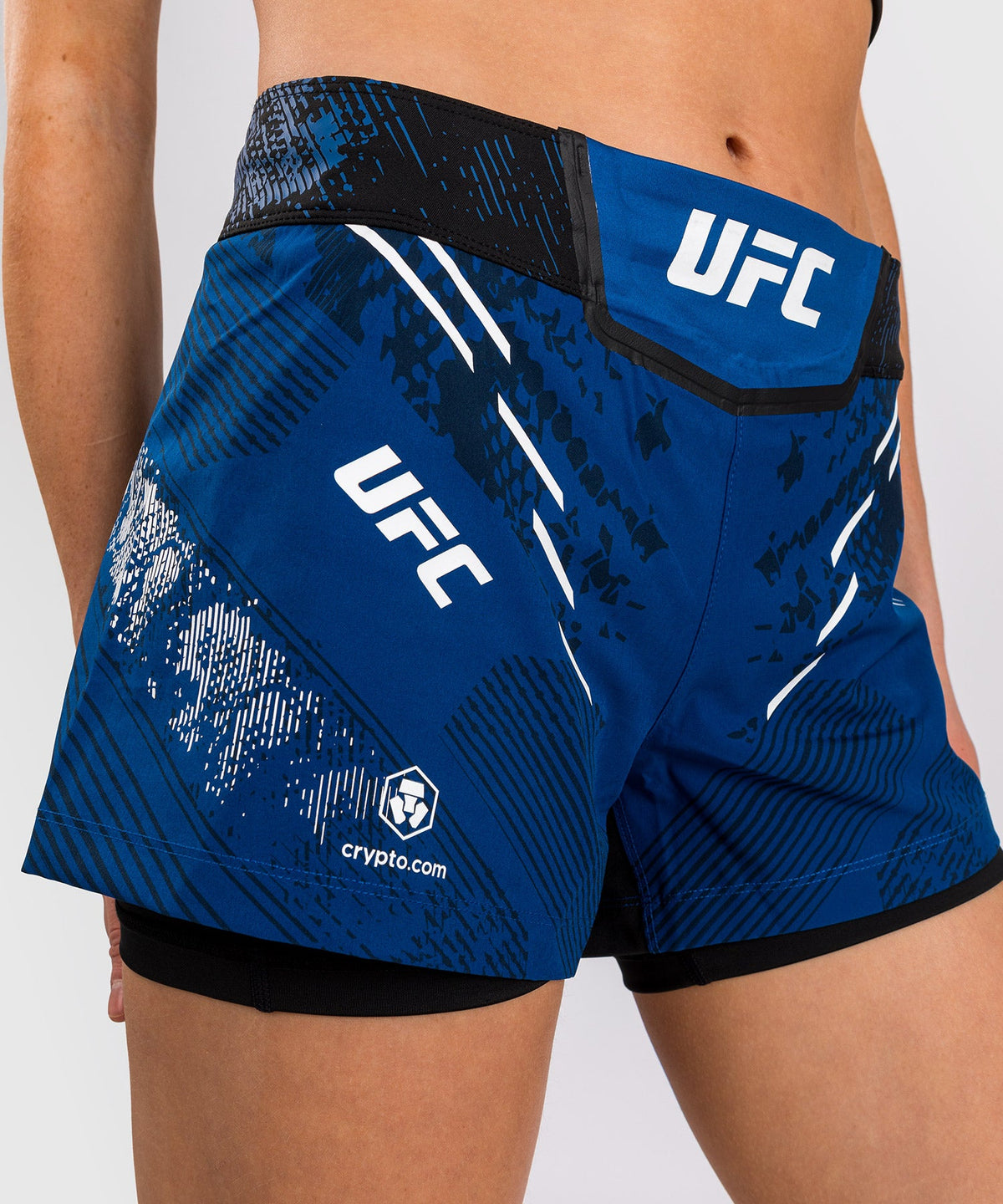 Short de Combat pour Femmes UFC Adrenaline by Venum Authentic Fight Night - Bleu