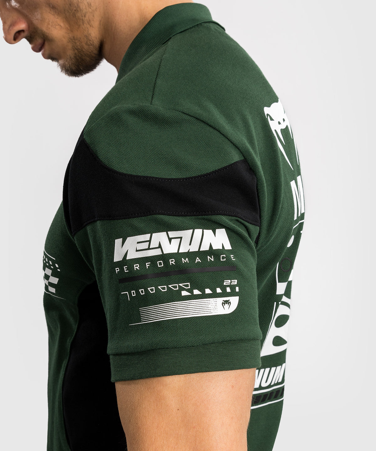 Venum Motorsport Polo de Algodón - Bosque Profundo