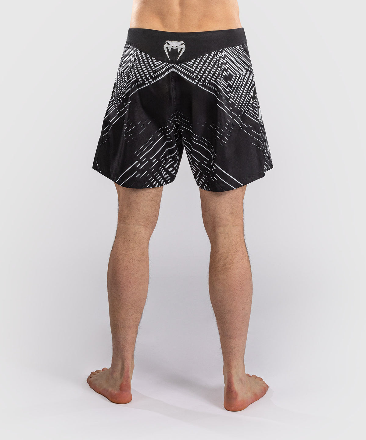 Venum Midnight Fury Pantaloncini da Combattimento – Nero/Grigio/Argento