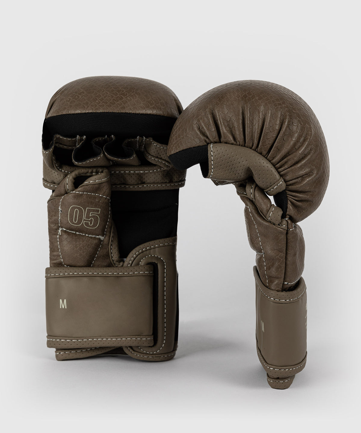 Venum Impact Evo Scales Guantes de sparring MMA - Marrón