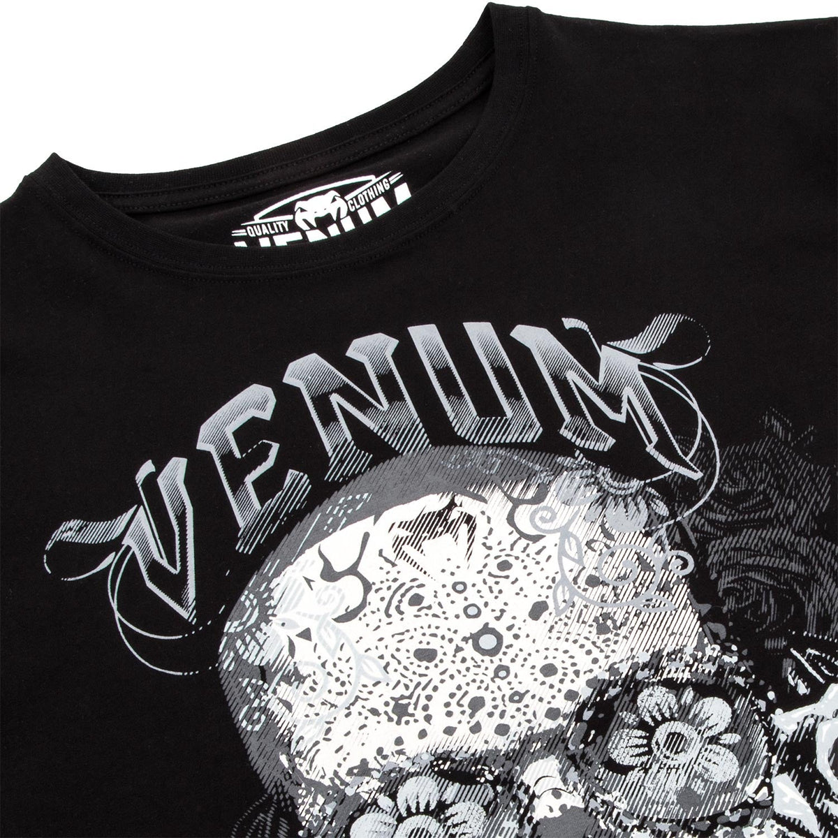 Venum Santa Muerte 3.0 T-Shirt - Schwarz/Weiß