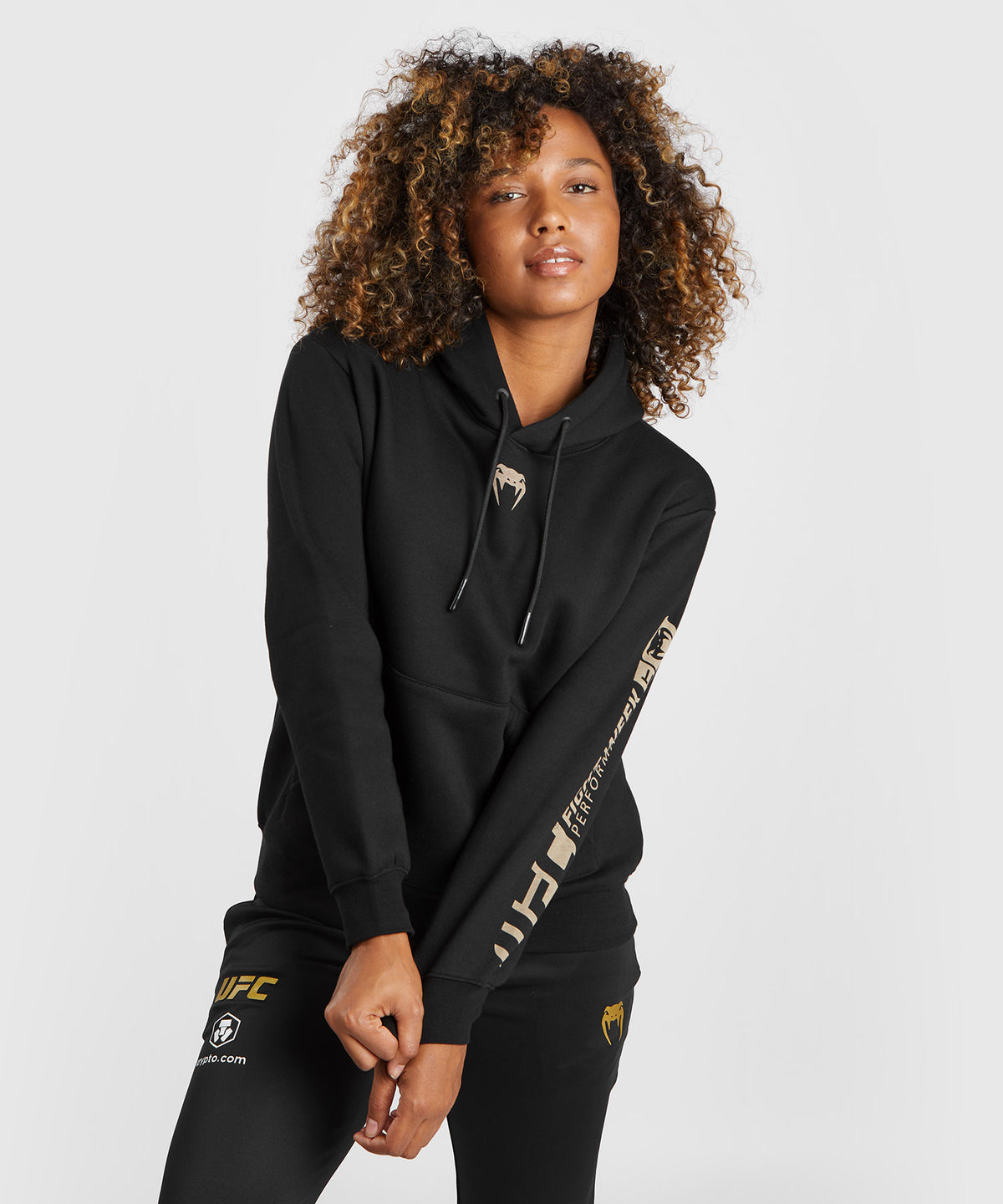 UFC Adrenaline by Venum Fight Week Felpa con cappuccio da Donna - Nero