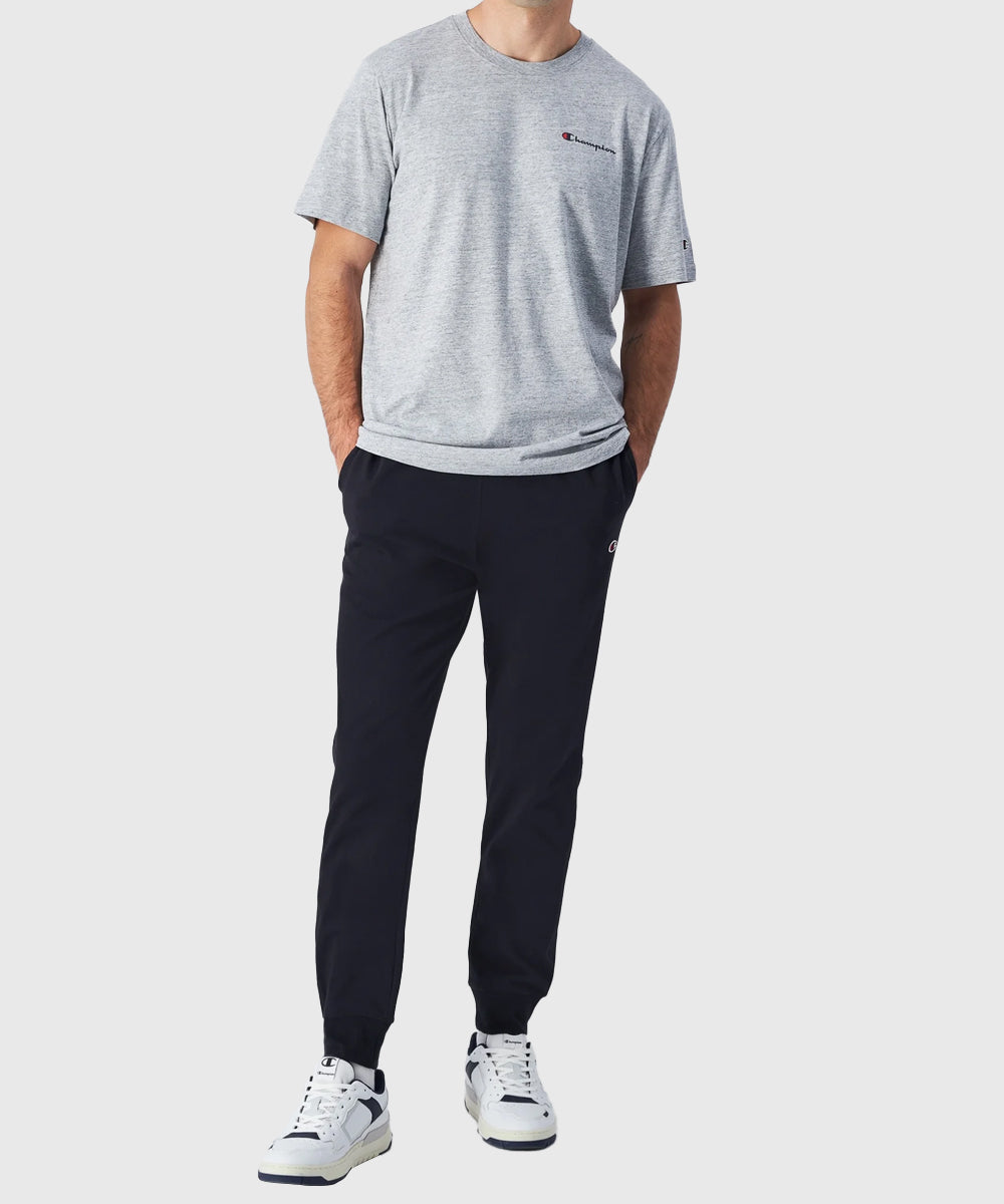 T-Shirt Champion En Jersey De Coton Avec Petit Logo - Gris