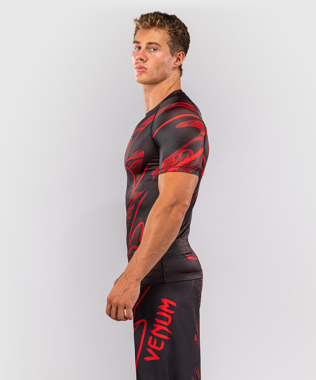 Rashguard manches courtes Venum Crimson Viper 2.0 - Noir/Rouge