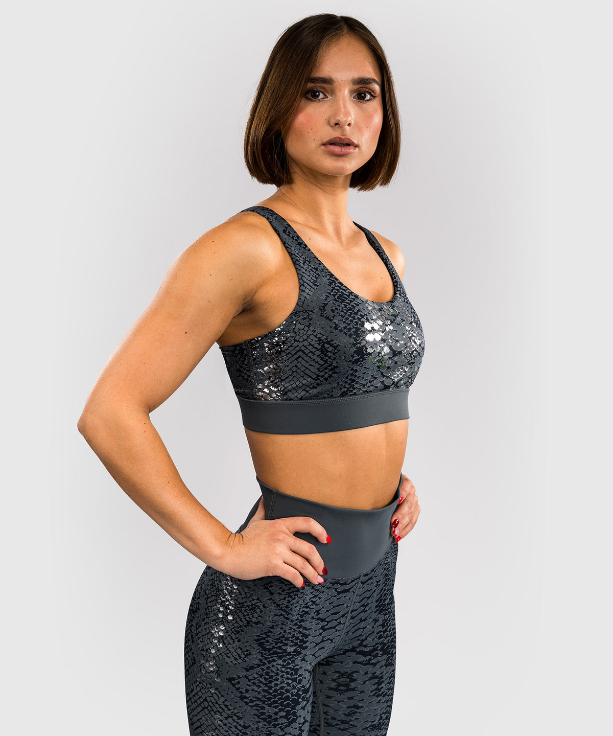 Venum Amazonia Sujetador deportivo para Mujer - Gris Oscuro