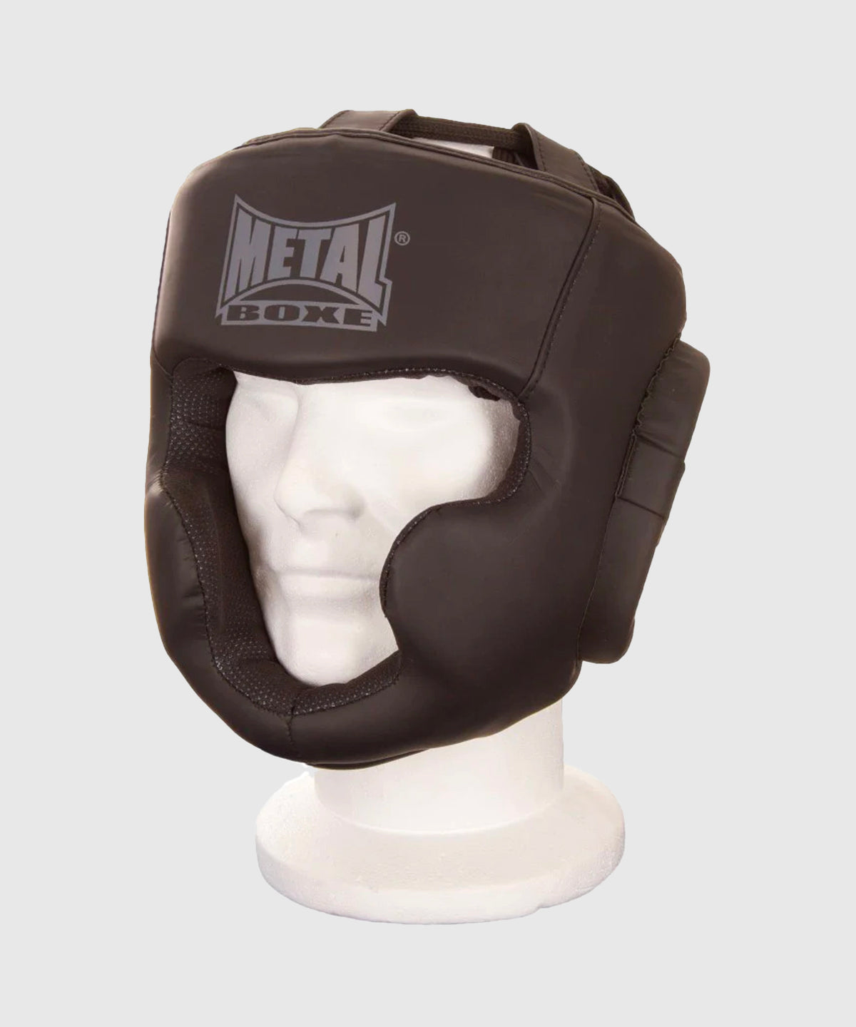 Metal Boxe Casco de Boxeo con Protección de Pómulos y Mentón