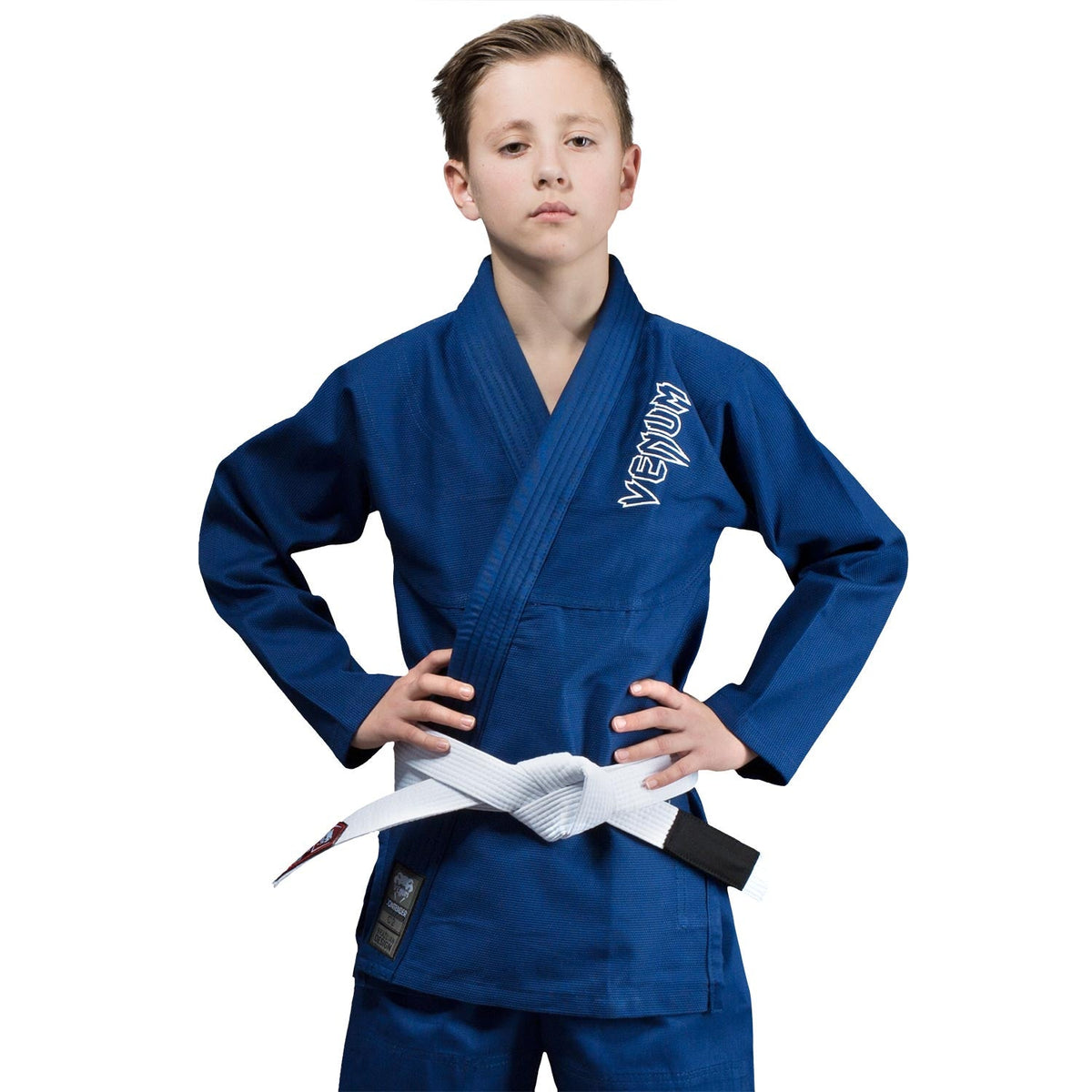 Venum Contender Kids BJJ Gi (Free white belt included) -Blue