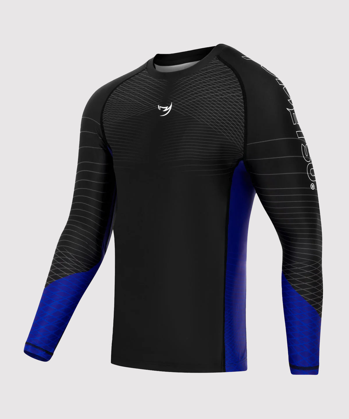 Fumetsu Competitor Mk2 Rashguard a Maniche Lunghe - Nero/Blu