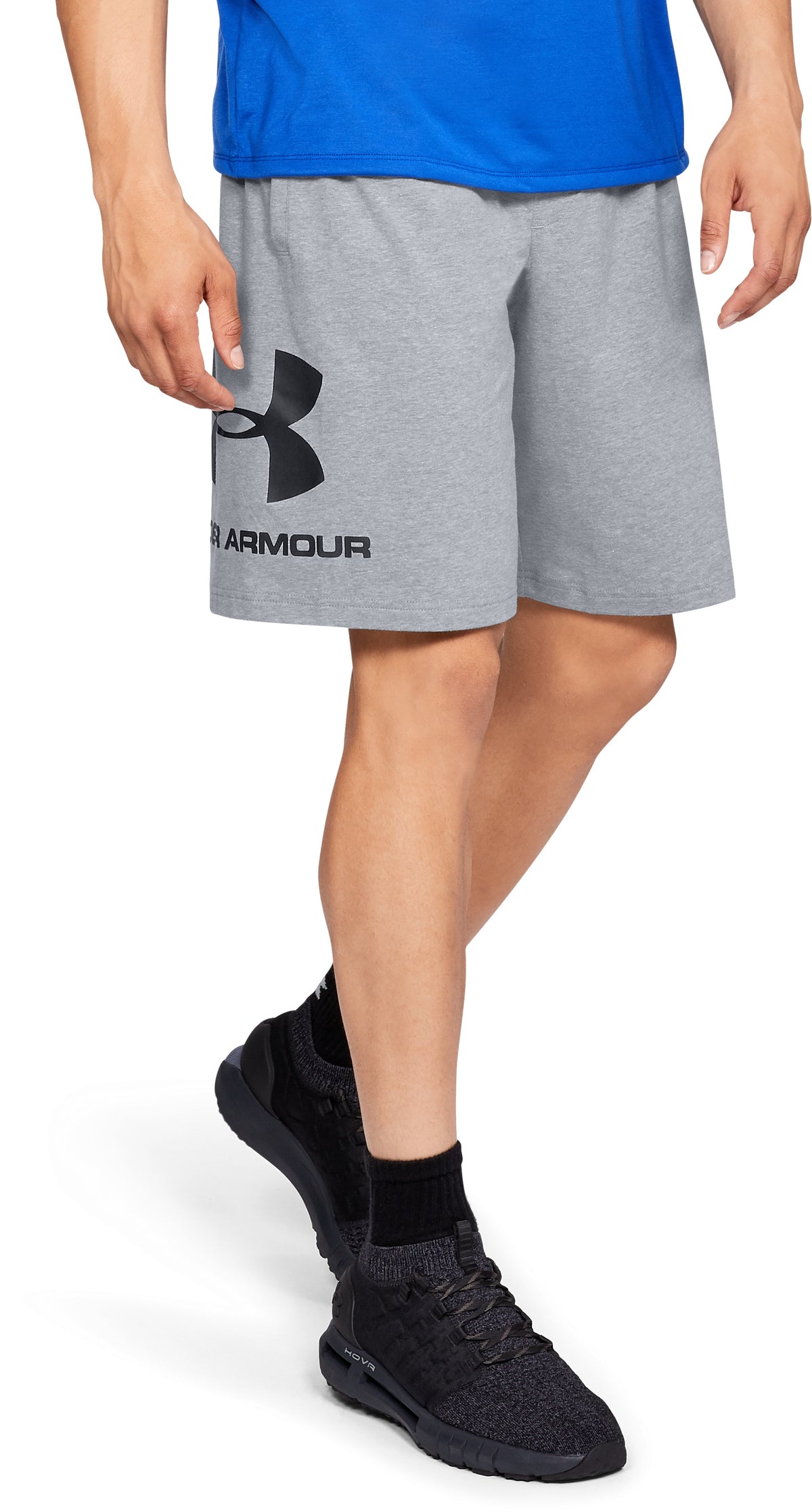 Under Armour Sportstyle Graphic Shorts de Algodón – Gris