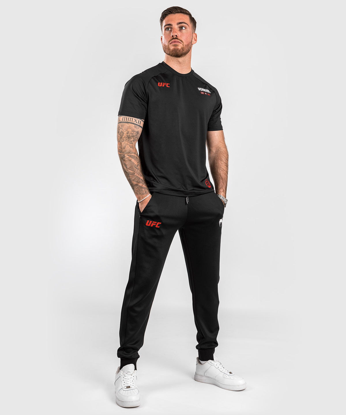 UFC Adrenaline by Venum Fight Week Pantalón de chándal de alto rendimiento para Hombre - Negro