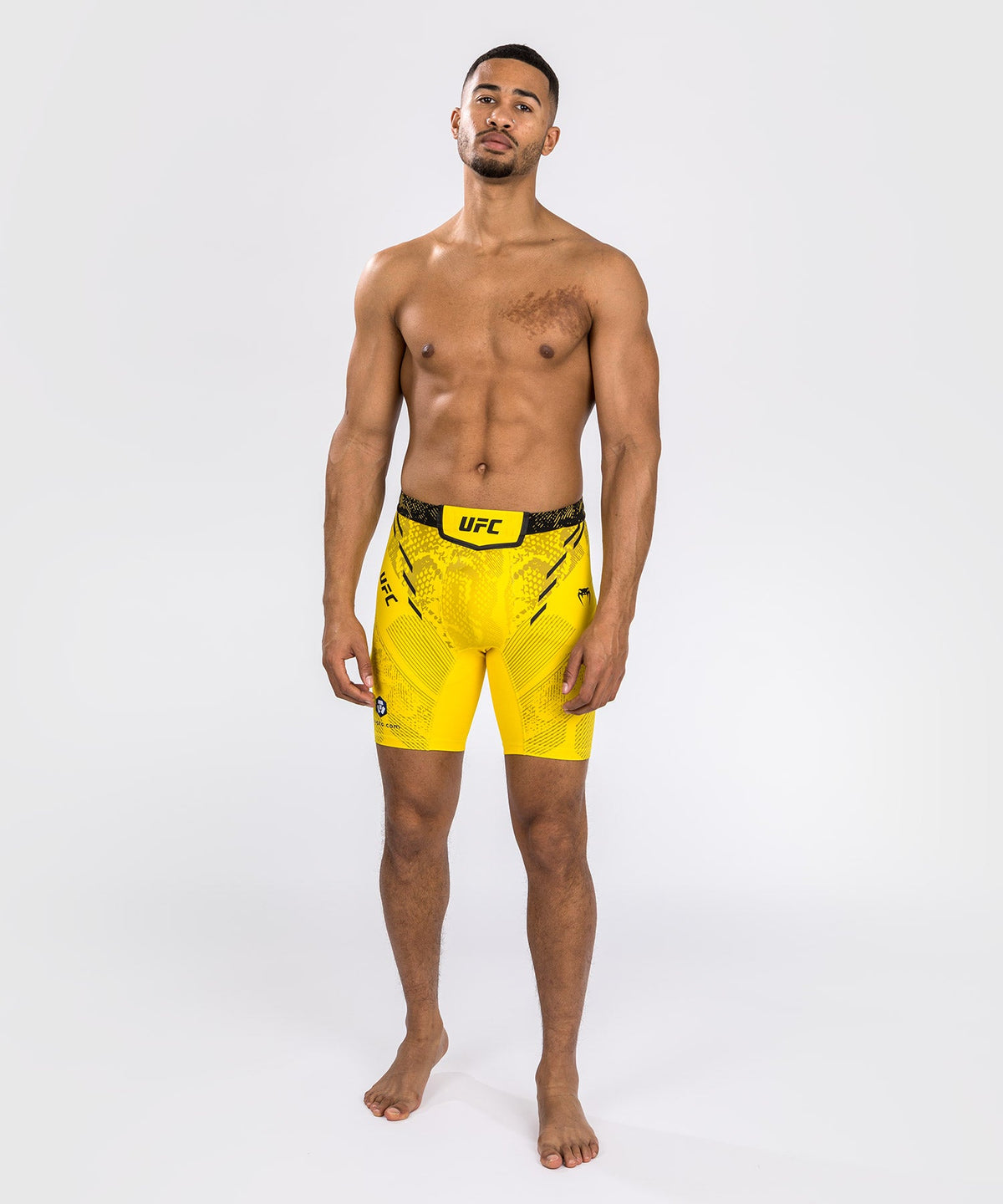 UFC Adrenaline by Venum Authentic Fight Night Herren Kompressionsshorts - Gelb