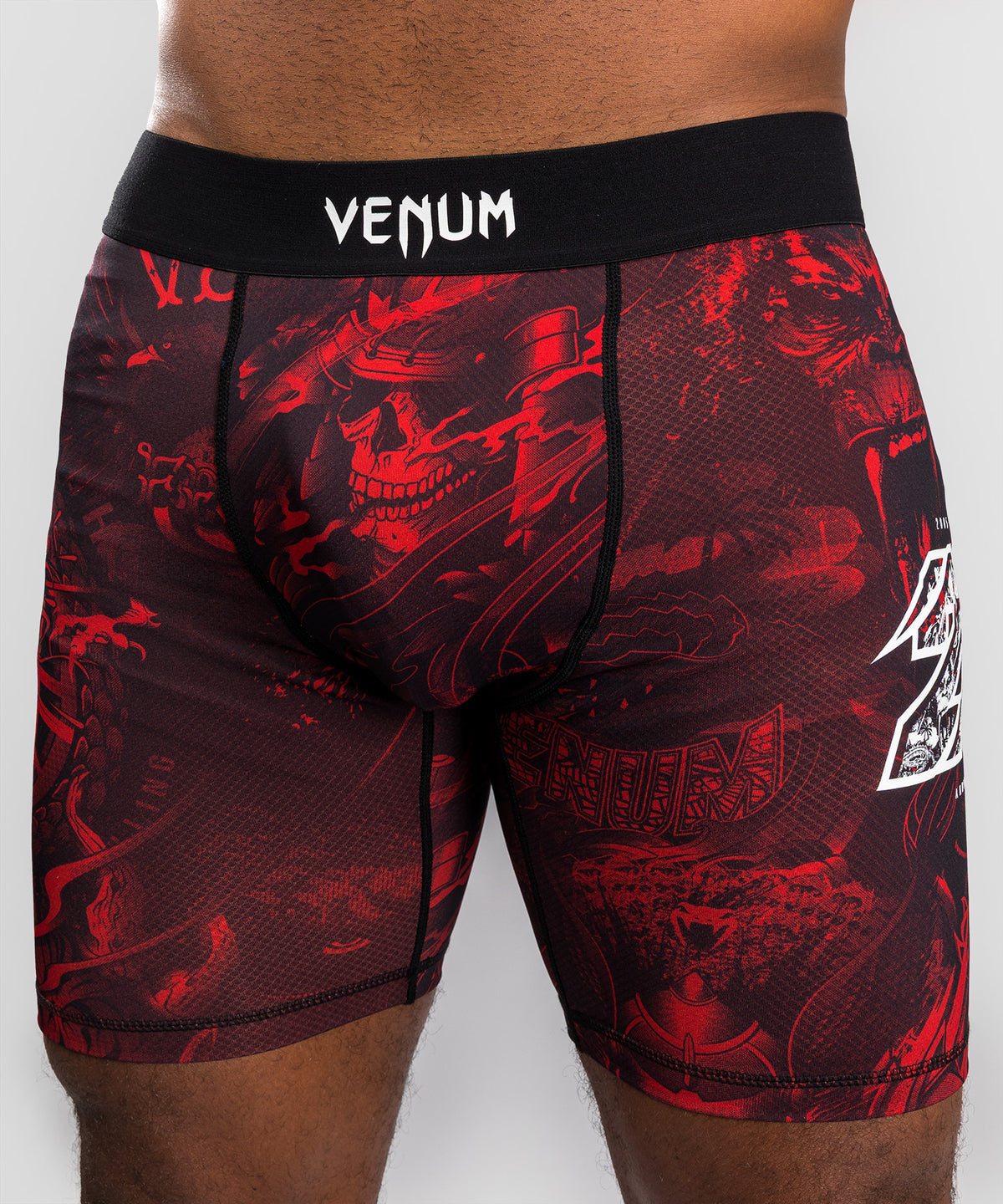 Venum 20th Anniversary Pantaloncini a Compressione - Nero/Rosso