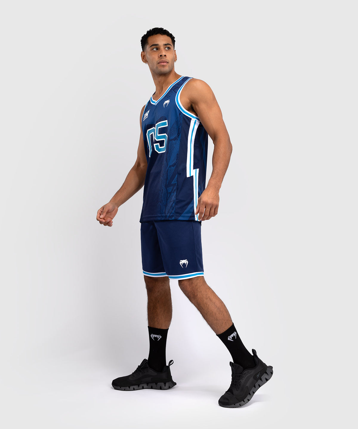 Venum x Top Rank Original Men's Basketball Jersey - Navy Blue
