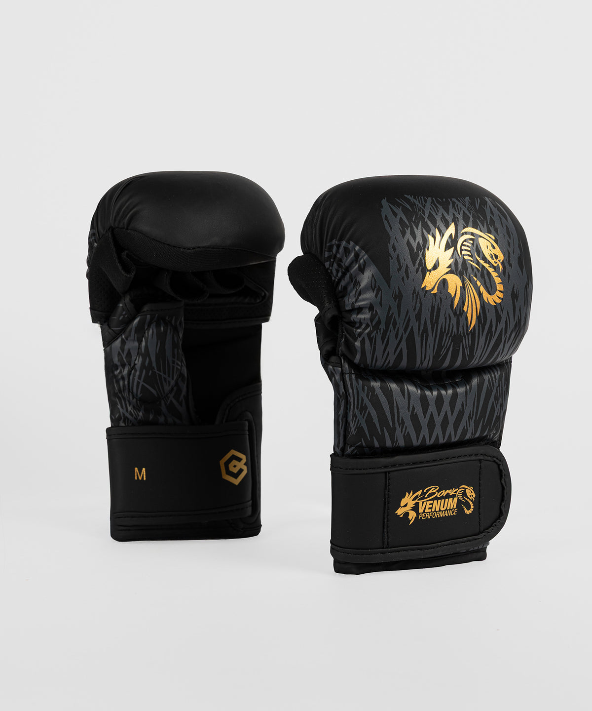 Venum x Chimaev Sparringhandschuhe - Schwarz/Gold