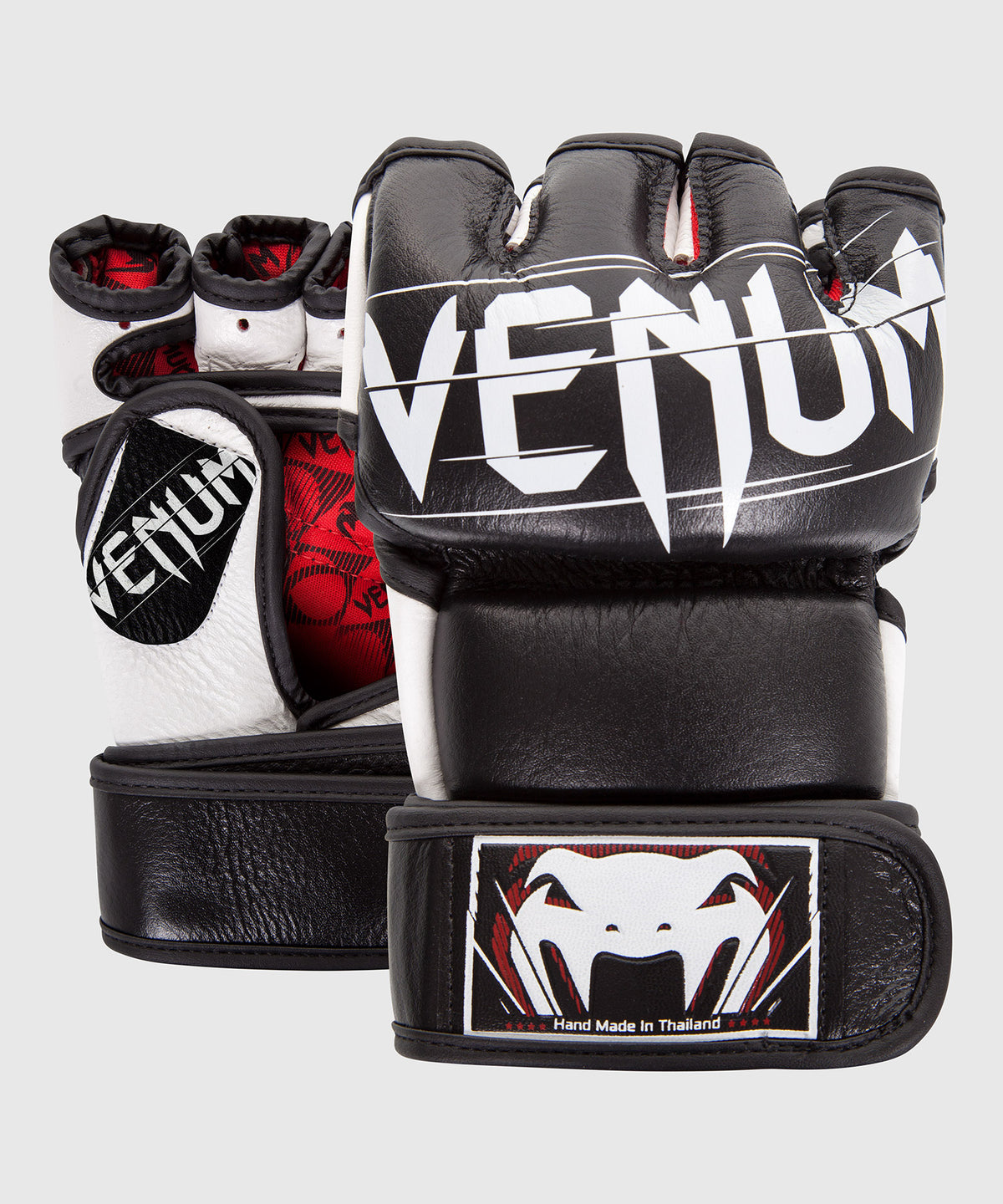 Venum Undisputed 2.0 Pelle Nappa Guantoni da MMA - Nero