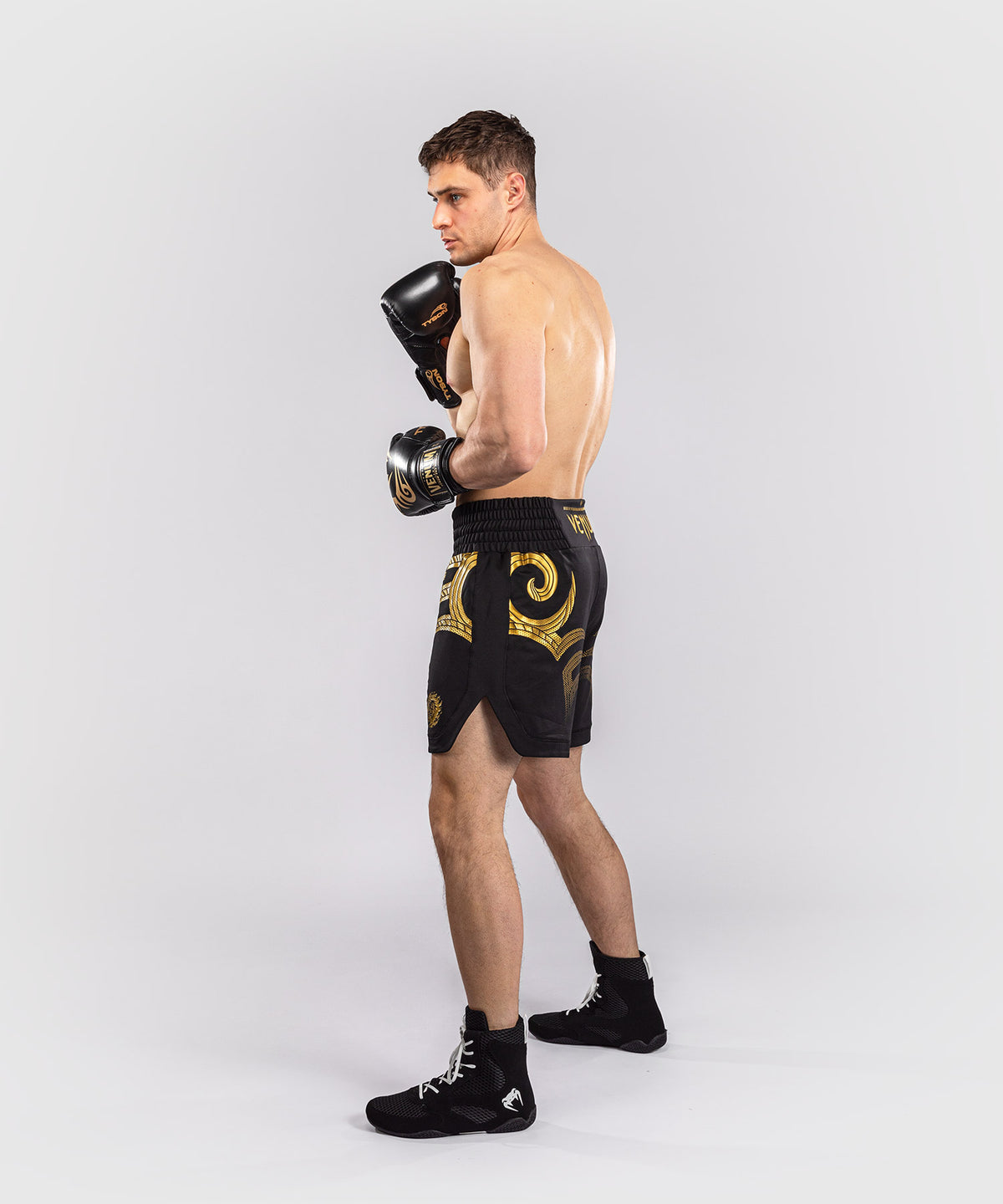 Venum x Mike Tyson Tiger Pantaloncini da Boxe - Nero/Oro