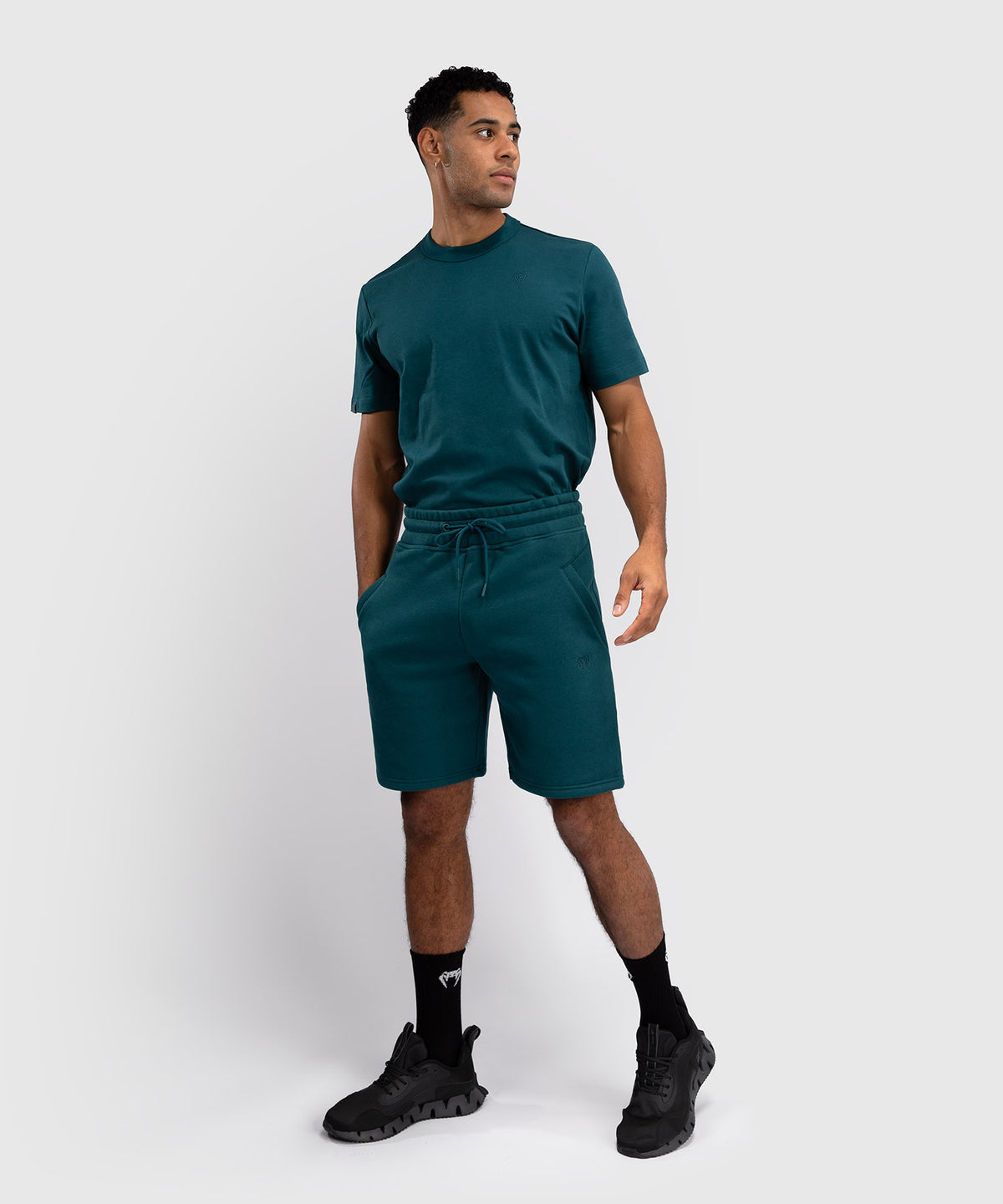 Venum Silent Power Pantalones Cortos de Algodón - Paon Green