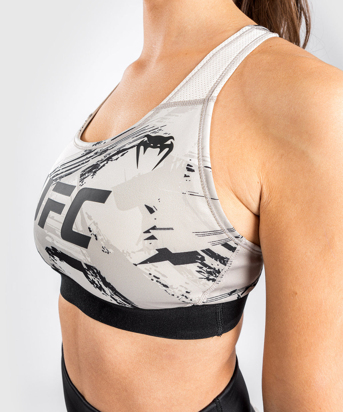 Brassière De Sport Femme UFC Venum Authentic Fight Week 2.0 - Sable/Noir