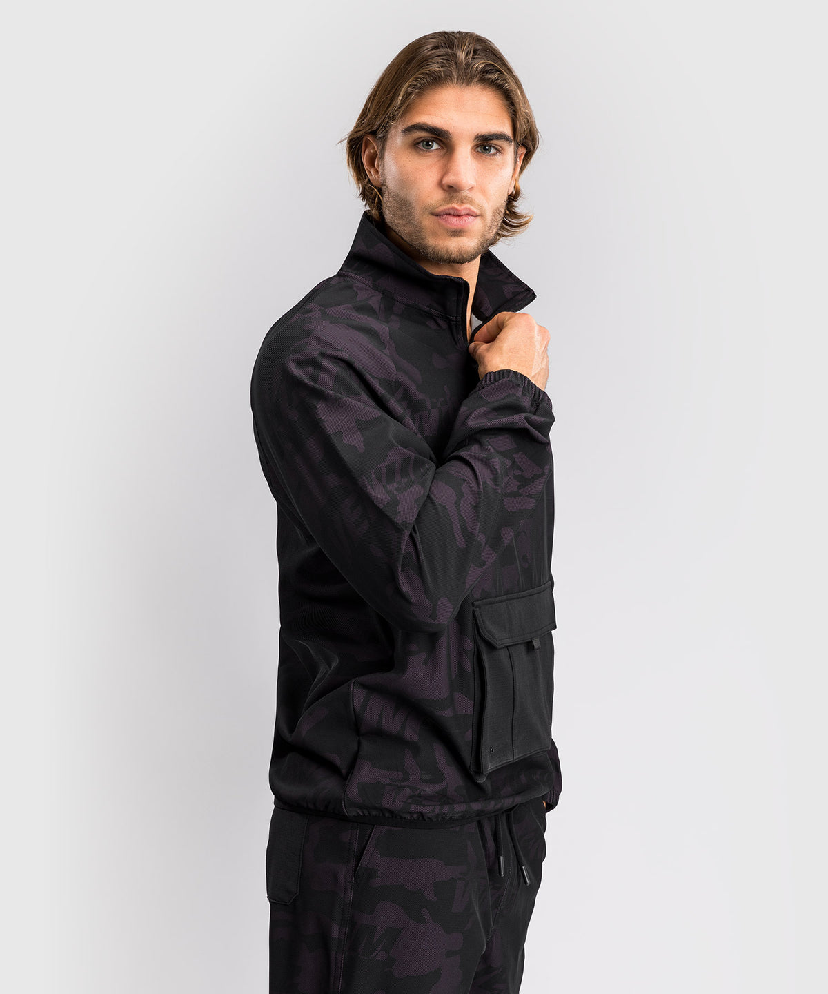 Veste de Survêtement Pour Hommes Venum Trooper - Noir/Violet