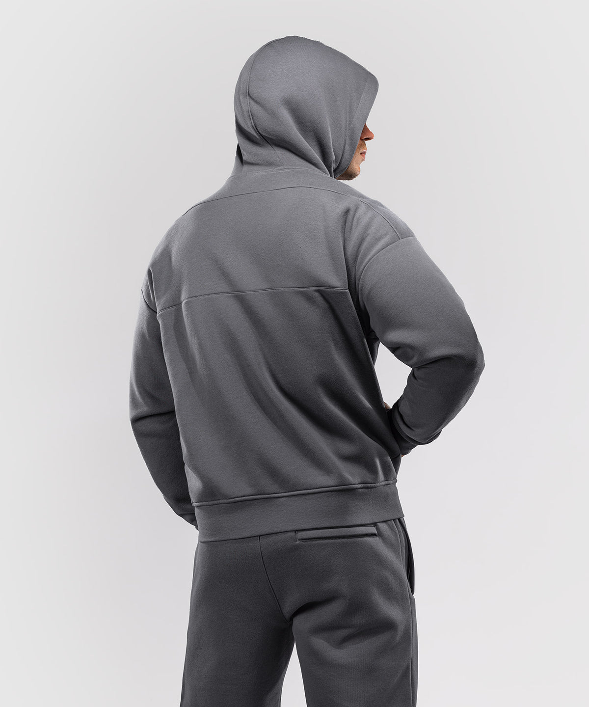 Venum Attack Fleece & Weave Track Jacket - Grey