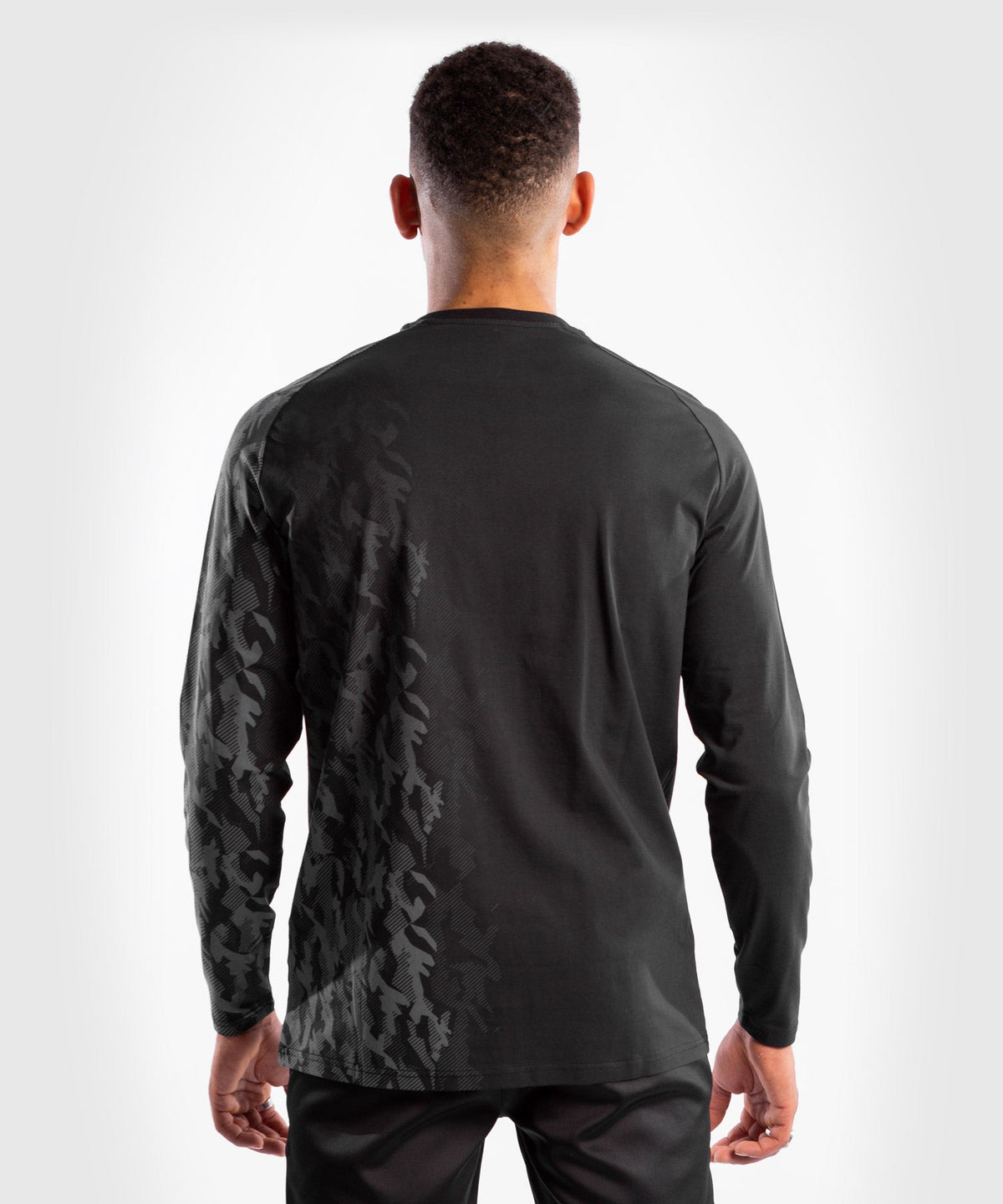 T-shirt Manches Longues Homme UFC Venum Authentic Fight Week - Noir