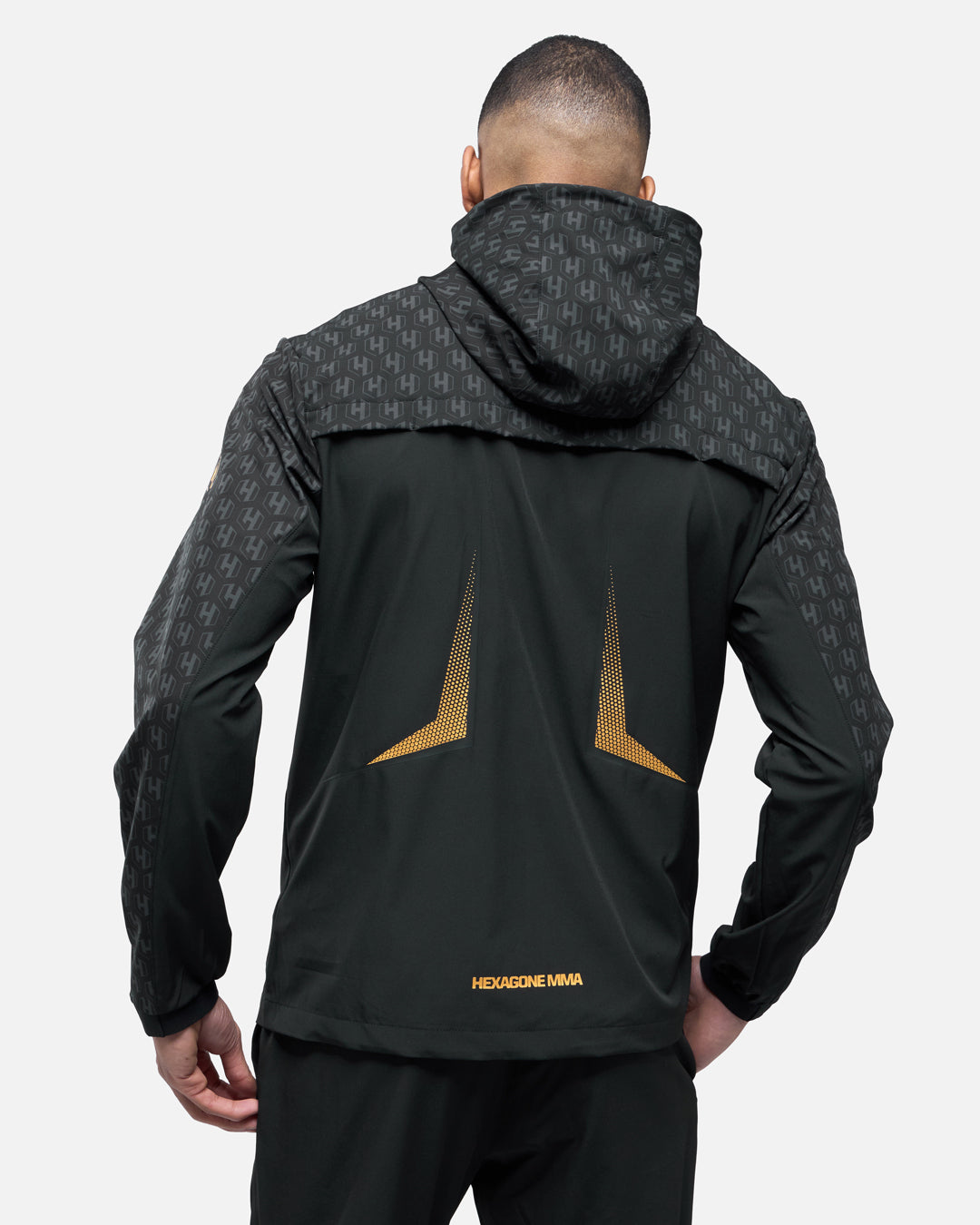 FK x Venum Hexagone MMA Komplettes Trainingsanzug-Set (Jacke + Hose) - Schwarz/Gold