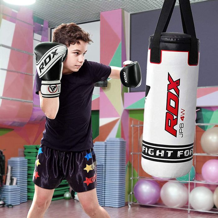 RDX 4b Robo Guantes de Boxeo para Niños - Negro