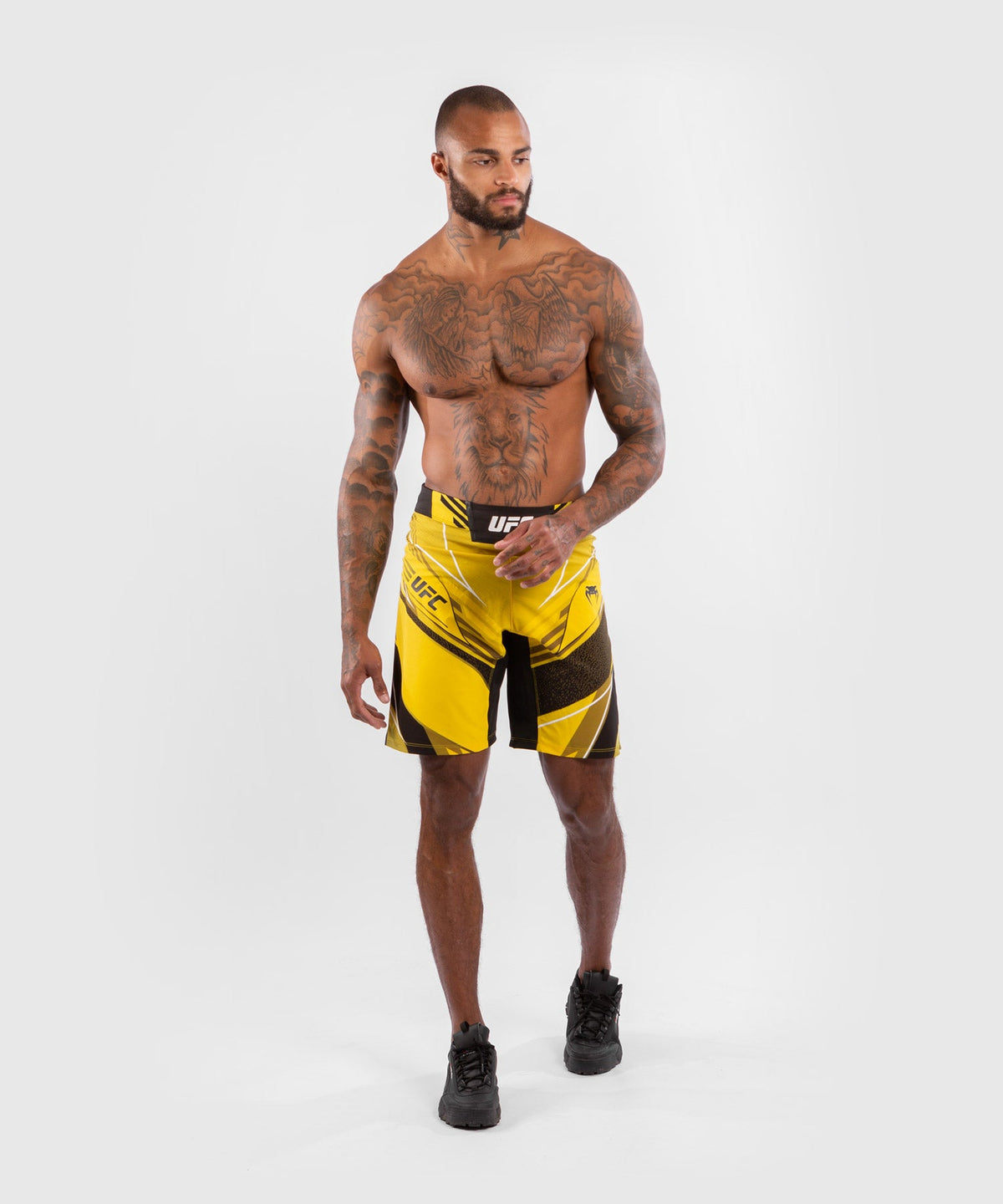 UFC Herren Fightshorts Venum Authentic Fight Night - Long Cut - Gelb