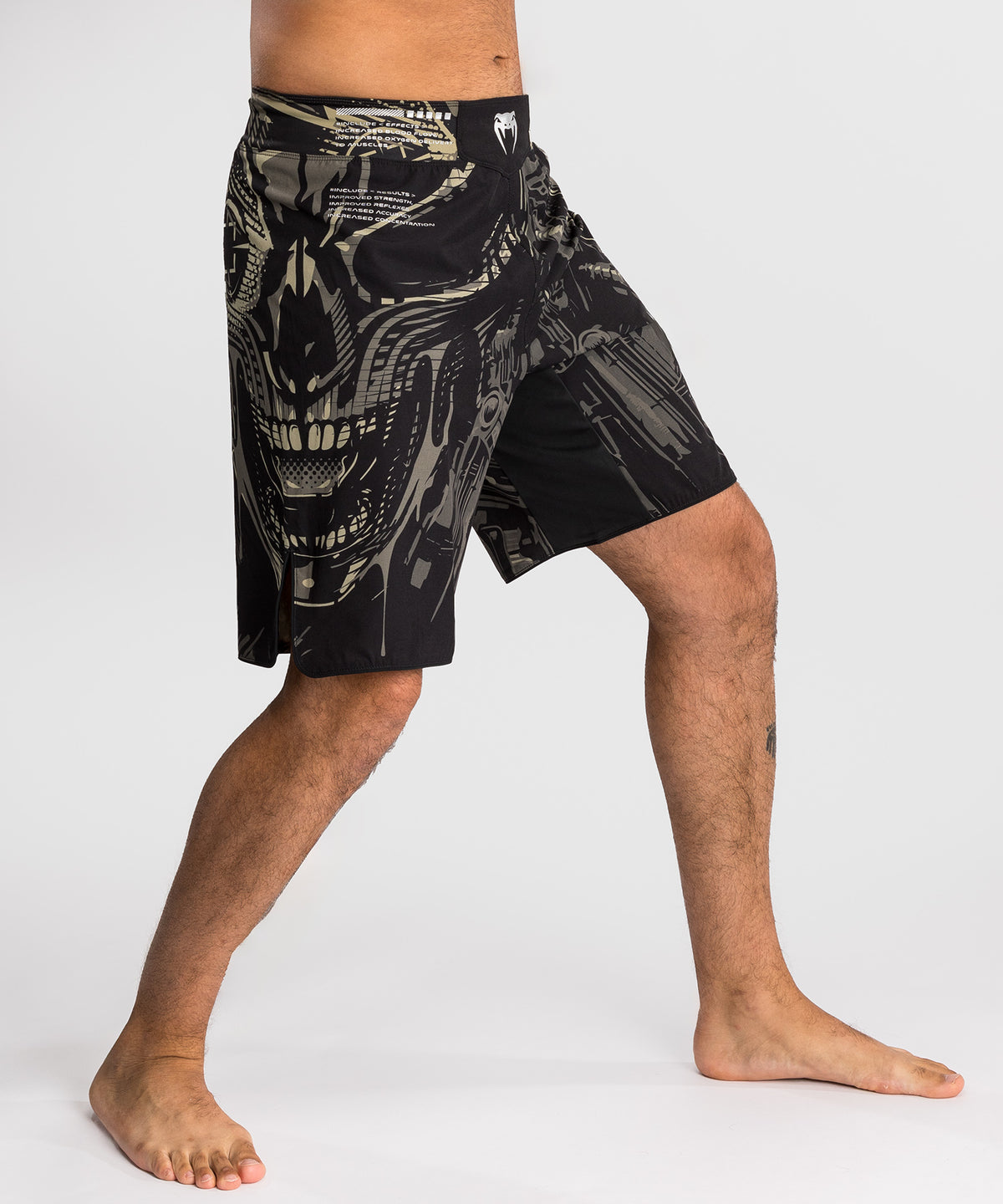Venum Invader Pantalones de Lucha - Negro/Sand