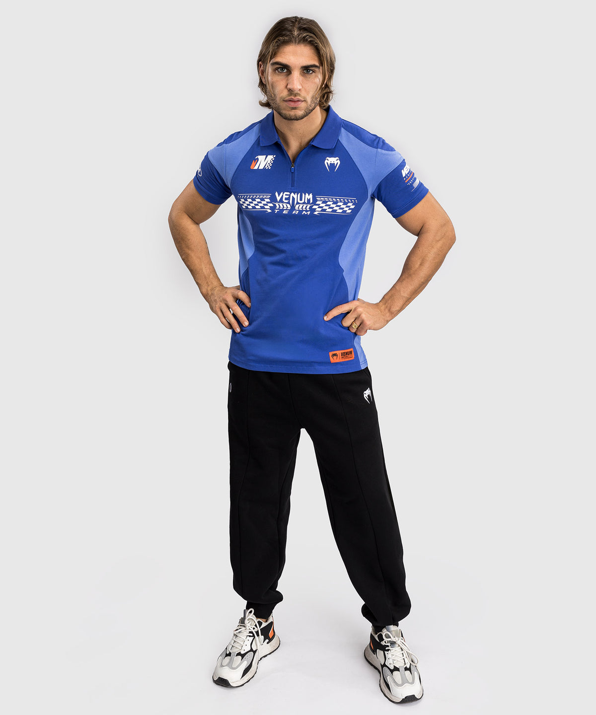 Venum Motorsport Polo de Algodón - Azul Real