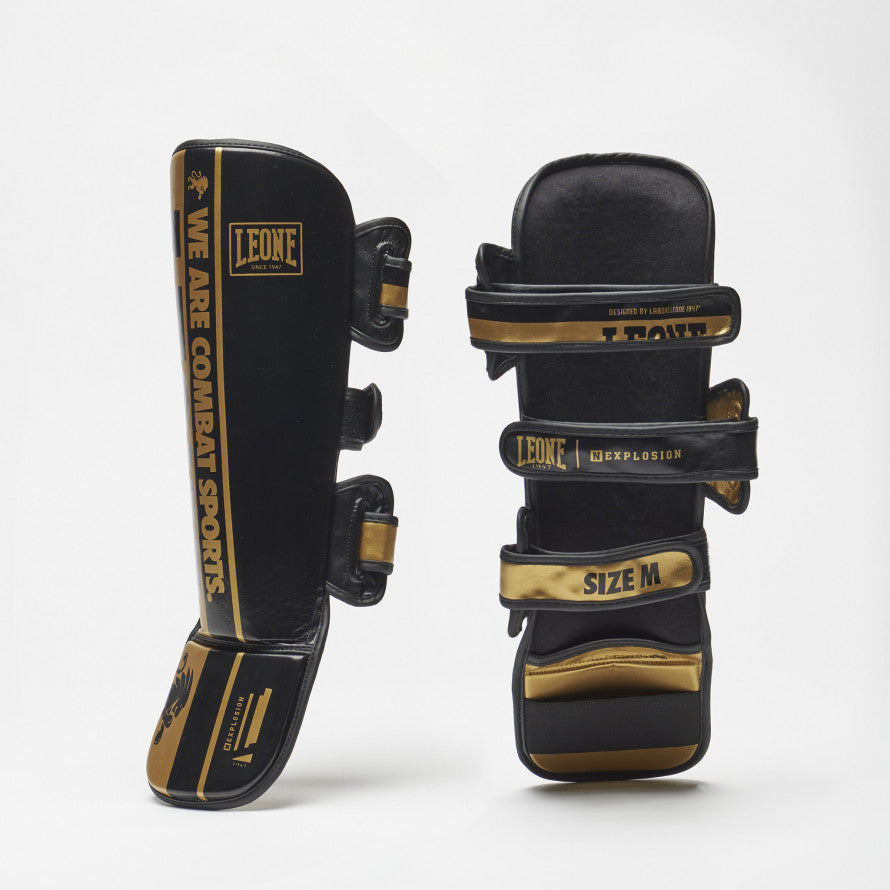 Leone Nexplosion Shin Guards - Black