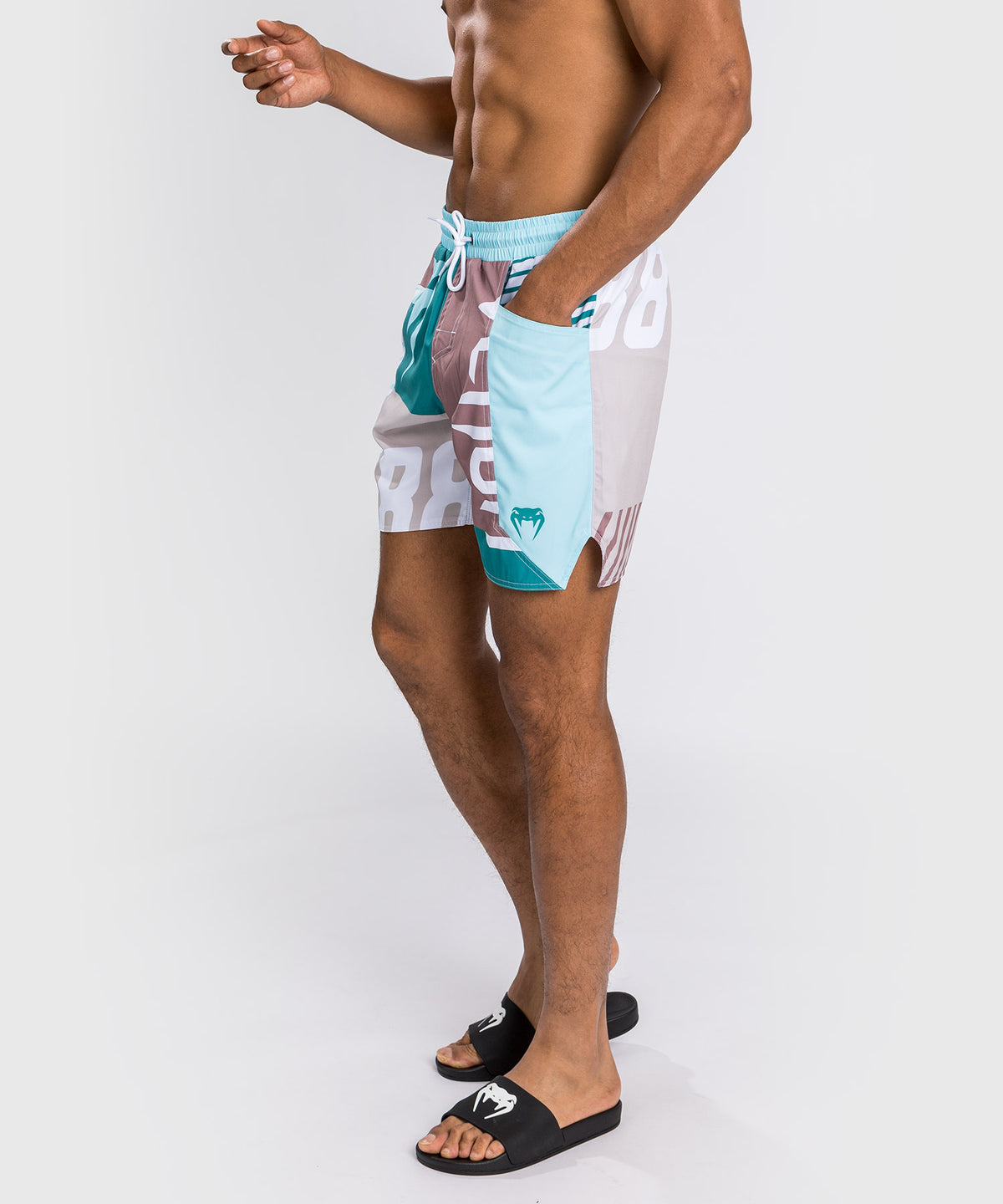Venum Summer 88 Pantaloncini Da Surf - Clearwater/Blu mozaico