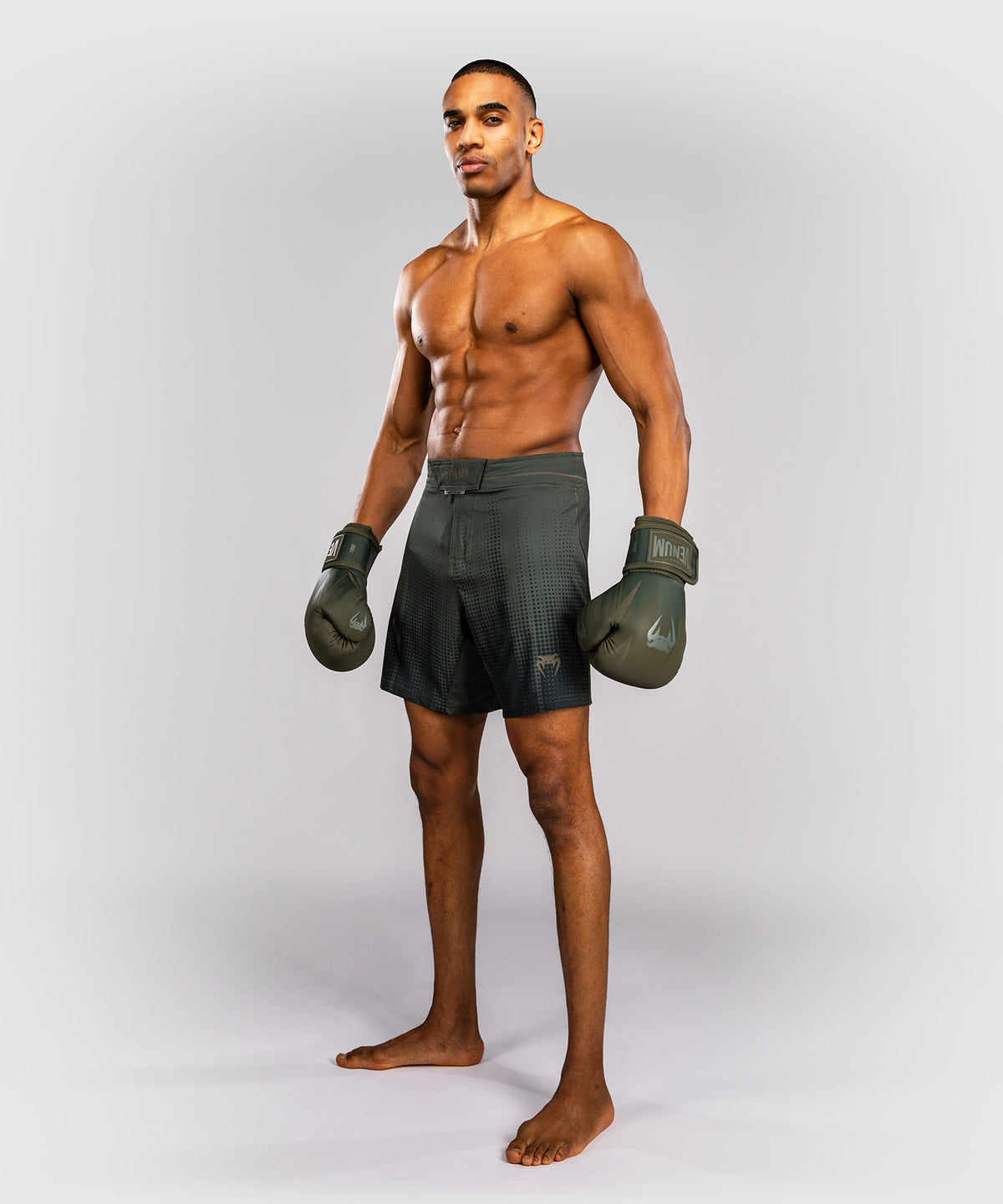 Venum Stealth Pantaloncini da Combattimento – Kaki/Verde Scuro