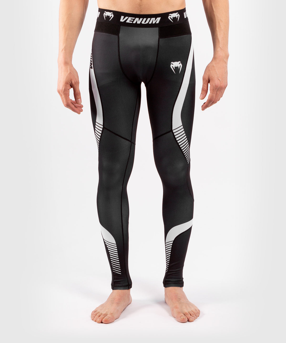 Pantalones de compresión Venum No Gi 3.0 - Negro/Blanco