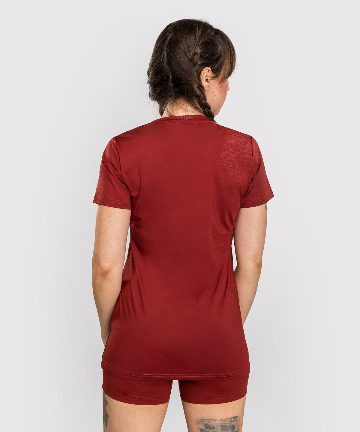 Venum Serpenti Women’s Dry-Tech T-Shirt - Burgundy/Ivory