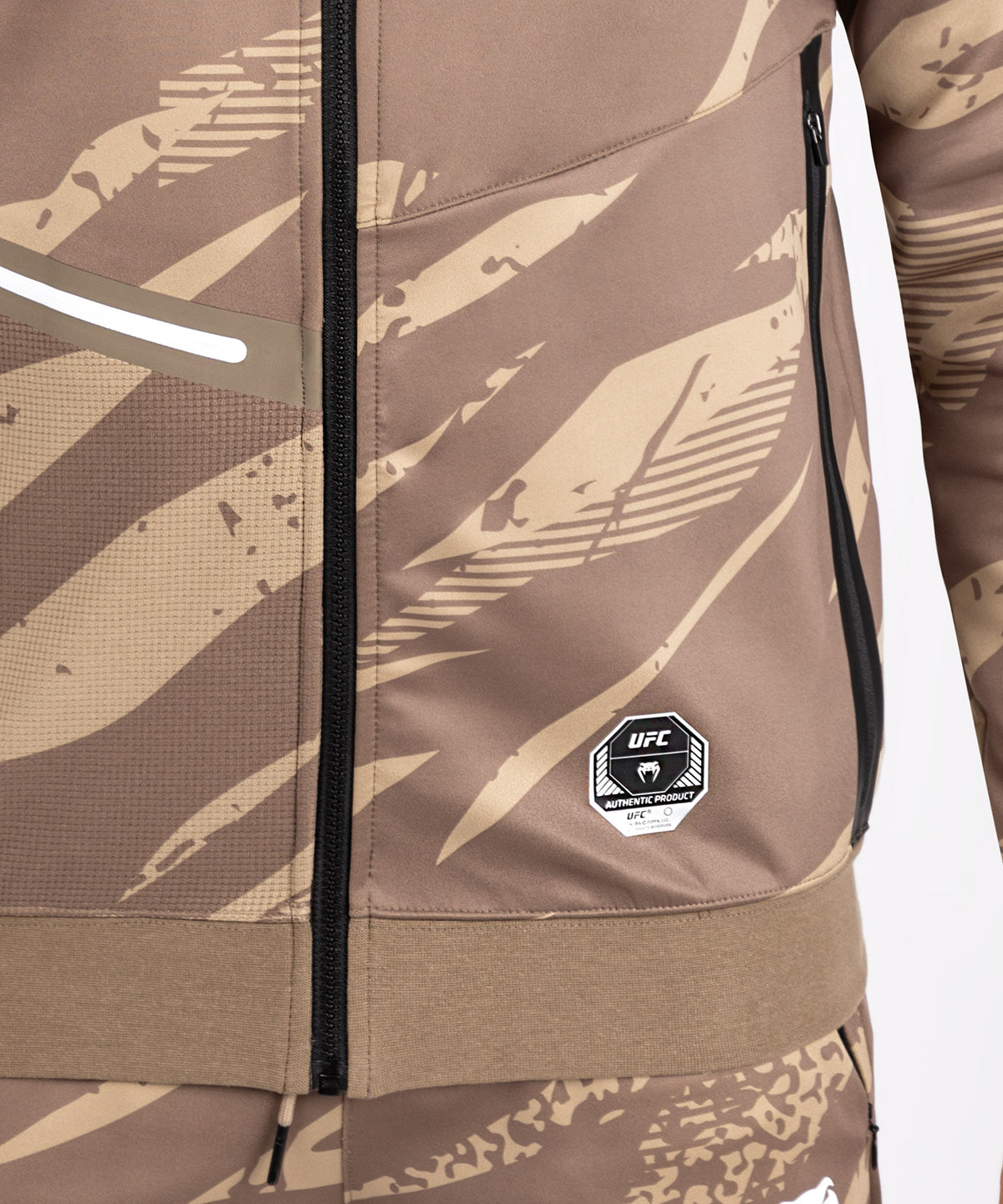 Veste À Capuche Zippé pour Hommes UFC Adrenaline by Venum Fight Week - Desert Camo