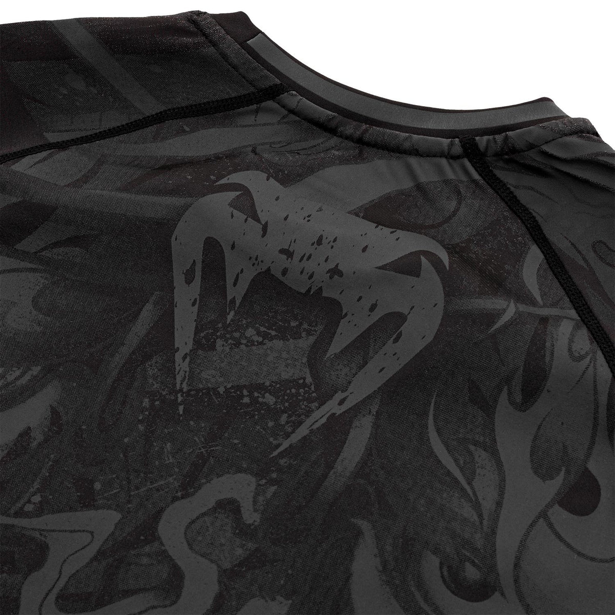Rashguard Venum Devil - Maniche corte - Neri/Neri