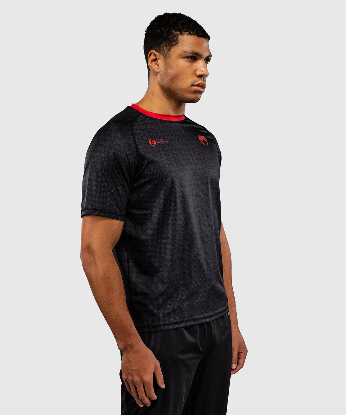 Venum x Roger Gracie Signature Dry Tech T-Shirt - Black/Red