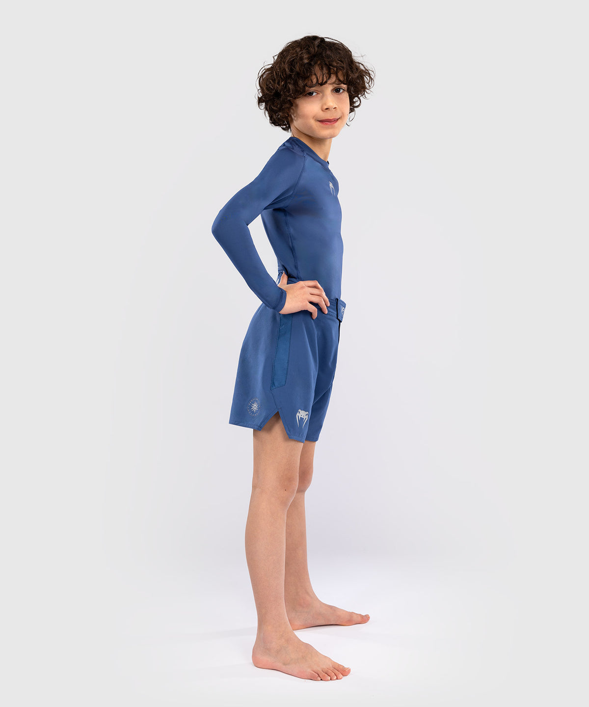 Venum Light Kids Fight Shorts - Royal Blue