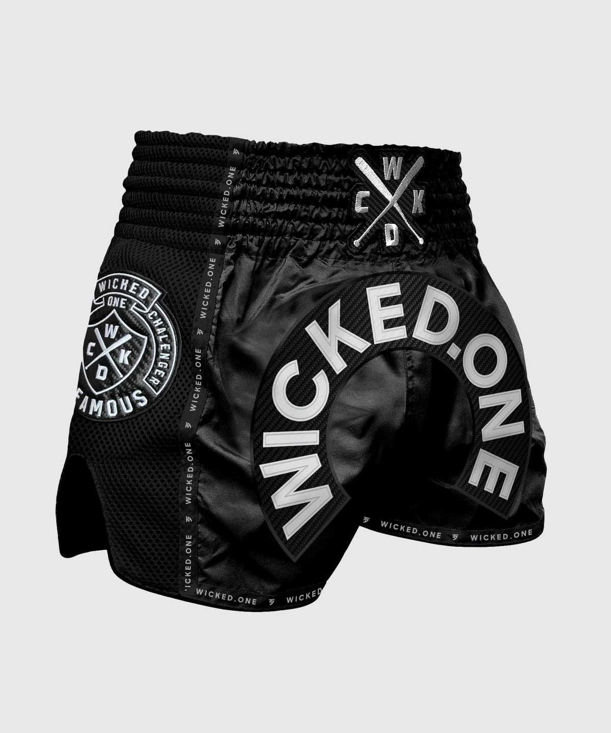Wicked One Herd Pantalones de Muay Thai - Negro